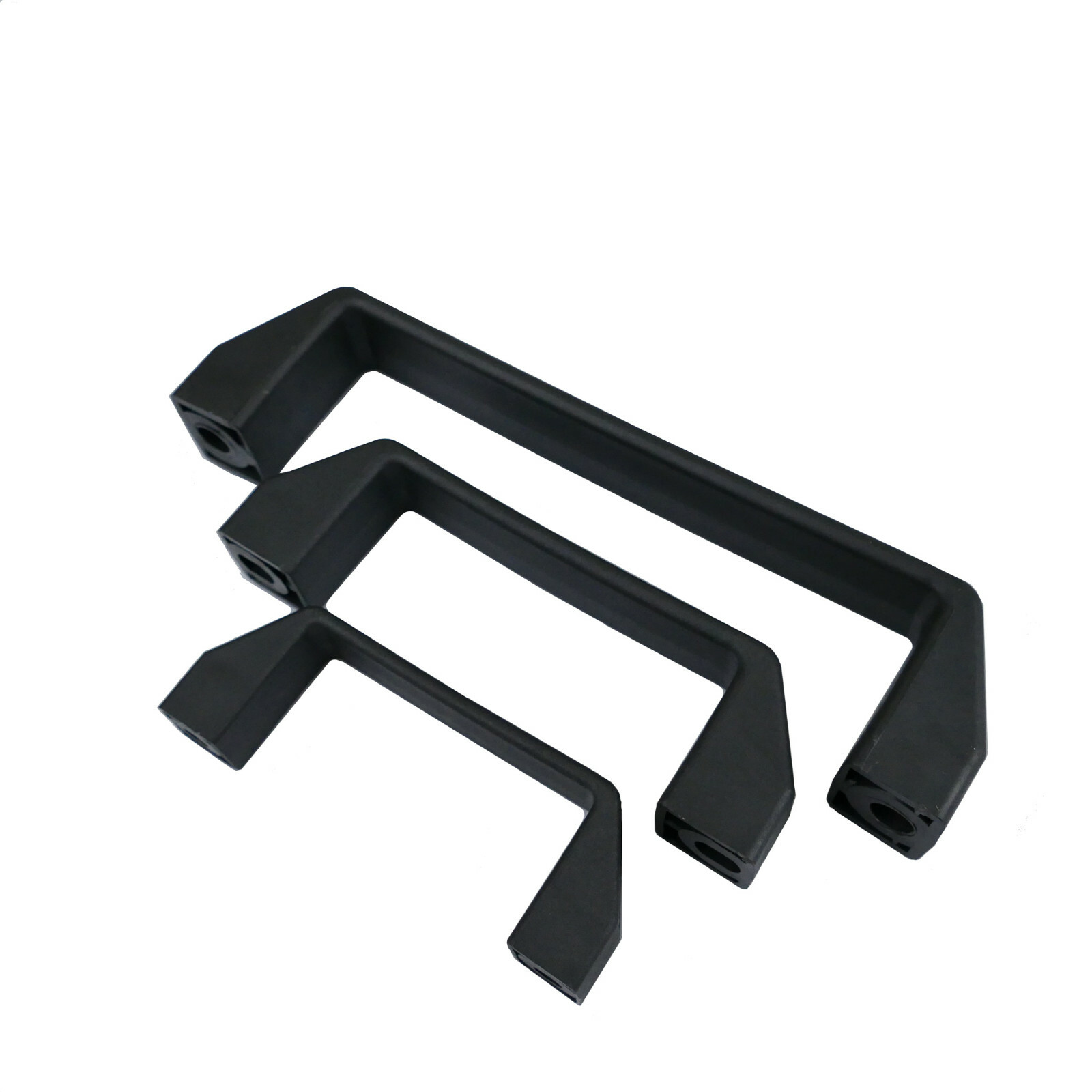 KD-Beschläge Bügelgriff 2er SET Schwarz - PA6 Kunststoffgriff 135mm Für Schränke & Möbel