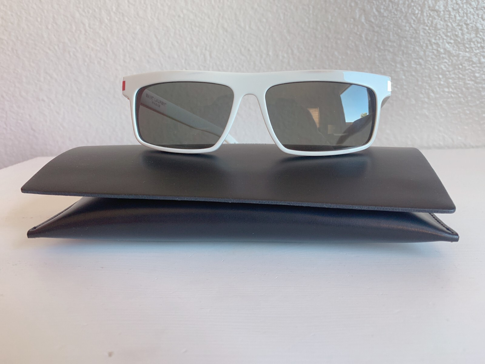 NUOVI OCCHIALI DA SOLE SAINT LAURENT SL246 003 AVORIO AUTENTICI 57 15 140 W Cat