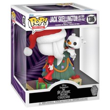 POP Deluxe Disney Pesadilla Antes de Navidad 30 Jack & Zero Con Árbol Nuevo