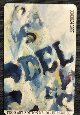 K 927 J 03.93 6 DM FOOD ART EDITION NR.20 EDELWEISS Kunst 5000 Ex. Neu***Mint***