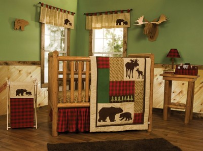 Trend Lab Northwoods 6 Pc Baby Nursery Crib Bedding Set New