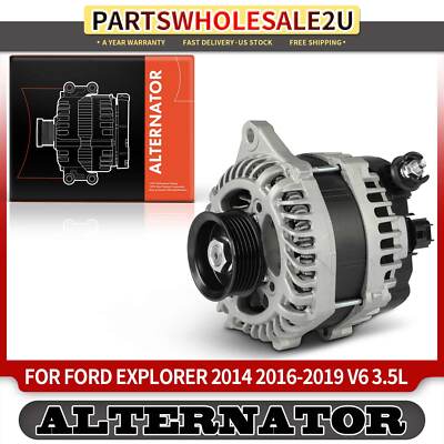 Alternator For 6.0L Ford F150 F250 F350 Super-duty Pickup 2005-2007; 400-14075 E