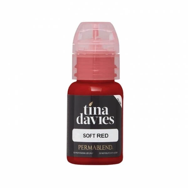 PMU Lip Pigment - Tina Davies Lust Soft Red Perma Blend 15ml UK Seller