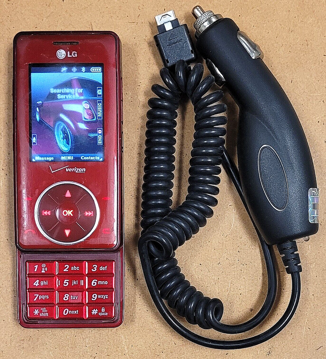 LG Chocolate VX8500 - Cherry Red ( Verizon ) Super Rare Slider