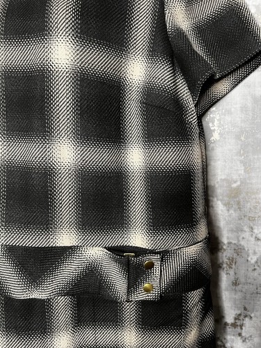 Ladies Next Petite Black Bright Checked Short Sleeved Dress Size 18p Vgc - Picture 4 of 16