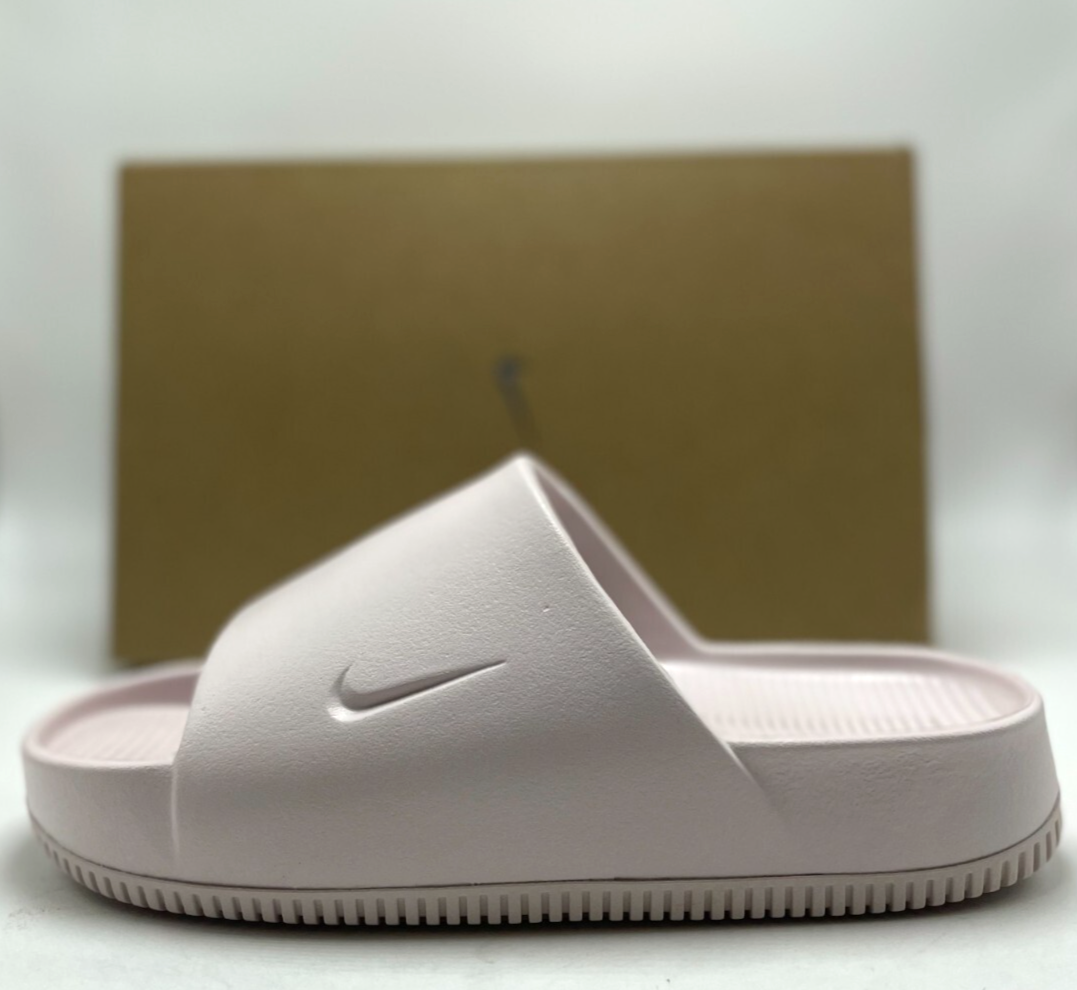 NEW* WOMEN NIKE CALM SLIDES SANDAL BARELY ROSE (DX4816 600