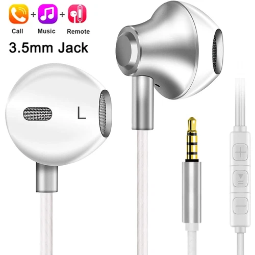 HIFI Bass Stereo Wired Earbuds Headset In-Ear Ohrhörer Kopfhörer Mikrofon 3,5 mm USB-C - Bild 14 von 21