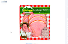 Wiesbauer Salzburger Scherz’l Gekochter Schinken - 80 g Packung