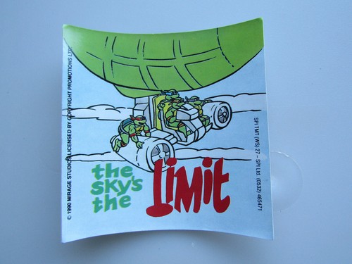1990'S SPI TEENAGE MUTANT HERO TURTLES DOUBLE SIDED TRANSPARENT WINDOW STICKERS - Picture 8 of 16