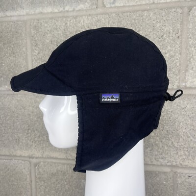 Patagonia Fleece Hat Trapper Duck Bill Ear Flap Winter Cap