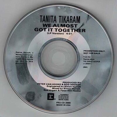 We Almost Got It Together ~ Tanita Tikaram ~ Rock ~ CD ~ Used VG