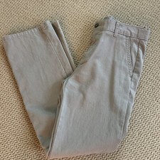 Youth Boy's Classic Chaps Chino Pants Khaki Beige Size 14 Regular