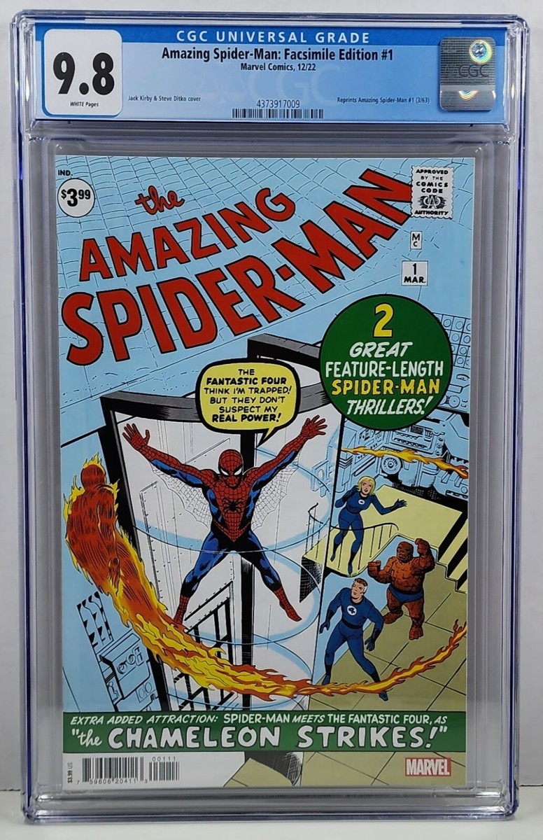 Amazing Spider-Man Facsimile Edition #1 CGC 9.8 | eBay
