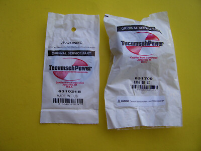Tecumseh 631700 Carburetor Float Bowl & 631021B Needle & Seat Kit, FREE SHIPPING