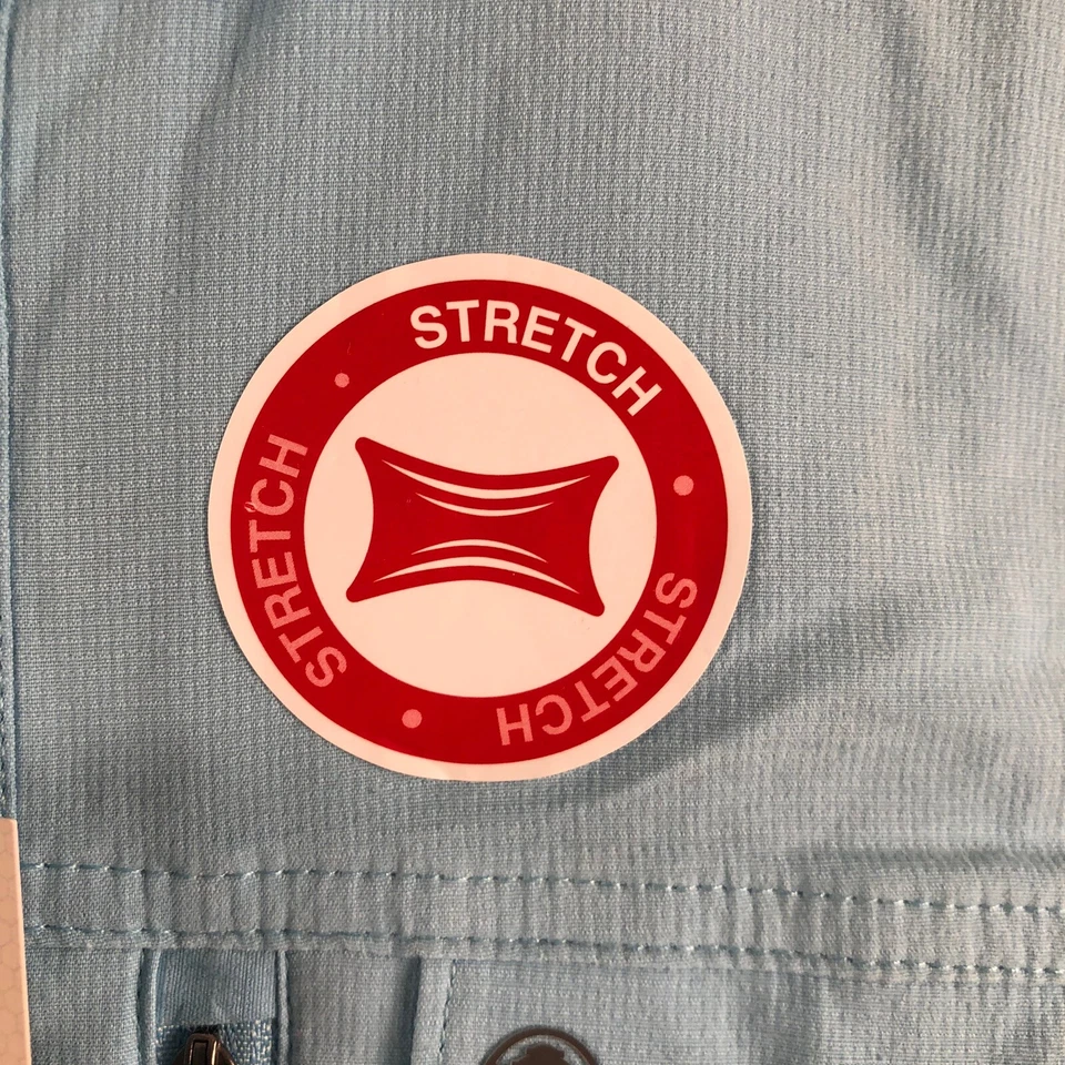 Camisa azul garza con cuello abotonado secado rápido Coleman Adventure UPF30 NUEVA CON ETIQUETAS para hombre Foto 4 de 4