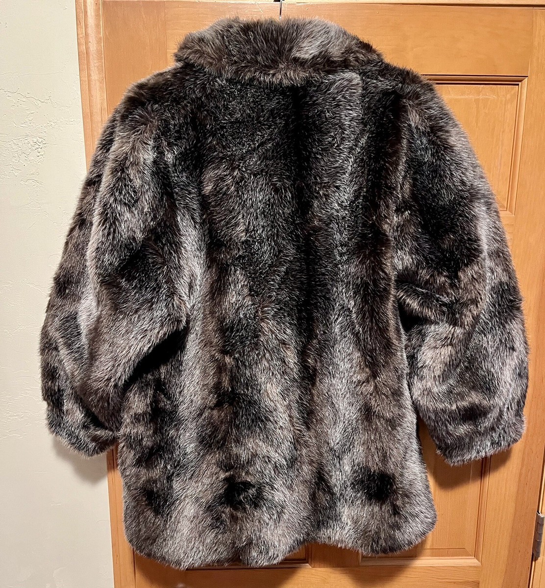 80s USA製 Hillmoor NEW YORK フェイクファーコート 80s USA製 Hillmoor NEW YORK フェイクファーコート