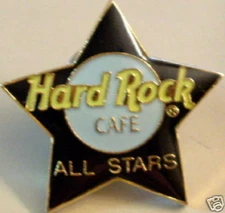Hard Rock Cafe STAFF "ALL STARS" PIN with Grid Back 3LC Tac - HRC Catalog #3473