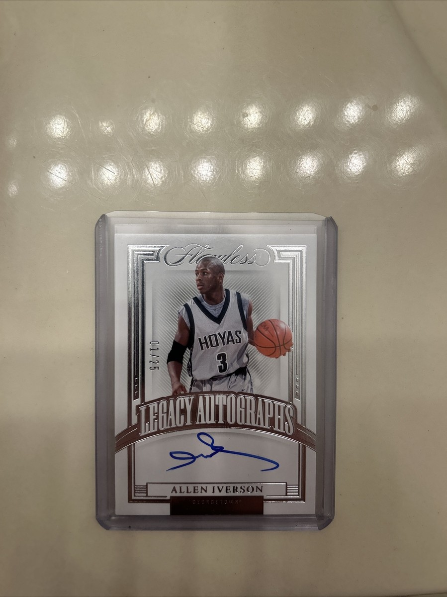 ALLEN IVERSON flawless auto /25 ENSHRINED SIGNATURES 76ERS 高級版