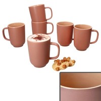 Ritzenhoff 6X Jasper Kaffeebecher 250Ml H10,4Cm Puder Tee-Tassen 6 Personen