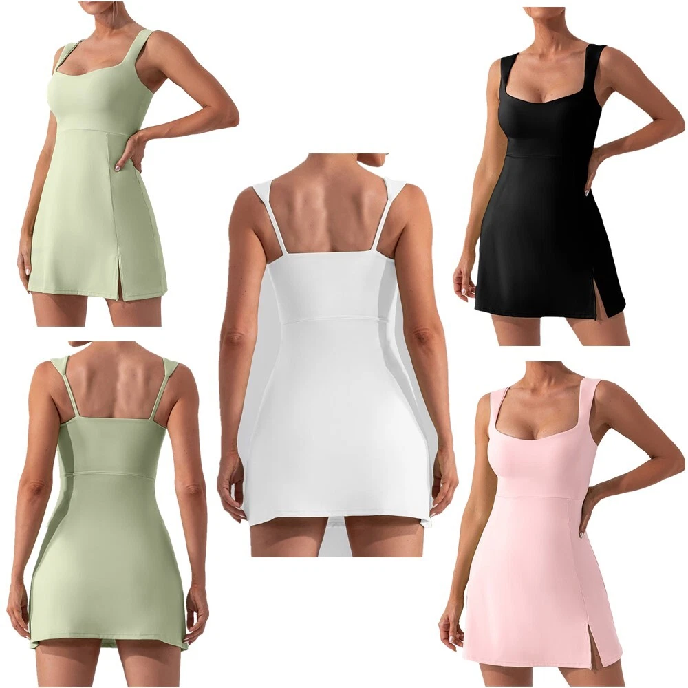Running dress with built in on sale shorts