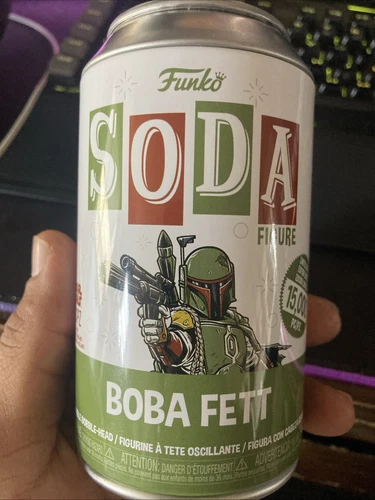 Funko Star Wars Boba Fett Figure Soda Vinyl Disney