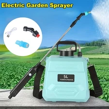 Battery Powered Sprayer 5L Portable Garden Sprayer with USB Rechargeable Handle