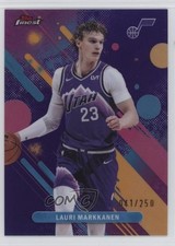 2025-26 Topps Finest Common Purple Refractor 41/250 Lauri Markkanen #71