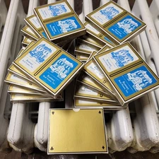 Lot of 42 Decks Vtg Gemaco Playing Cards Plastic Coated Made in USA Advertising