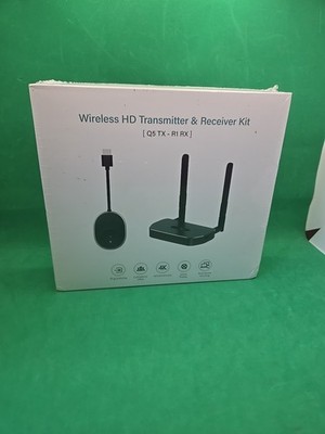 Wireless HDMI Transmitter and Receiver (Q15-TX & R25-RX) HDMI Dongle Adapter 4K