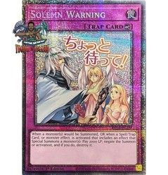 Solemn Warning (Starlight Rare) RA05-EN126 Rarity Collection 5 1st Edition