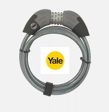 CABLE COMBINATION LOCK SECURITY SYSTEM YALE YCC1/10/185/1 - NEW