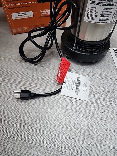 RIDGID 1/2 HP Stainless Steel Submersible Sump Pump Model # 500RSDS - Picture 2 of 24