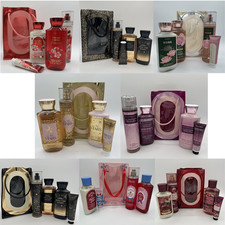 Bath  Body Works Gift Set Body Wash Mist Lotion Cream Bag Choose Scent