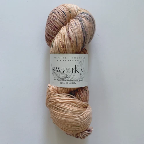 Magpie Fibers Swanky Sock Yarn Merino Cashmere Fiber Society No. 31 - product listing photo