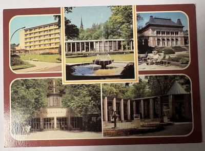 AK. Staatsbad Bad Elster mit 5 Ansichten, nicht gel. 1981  DDR
