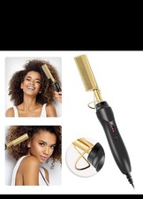 2 In 1 Heated Straightening Comb and Hair Straightener