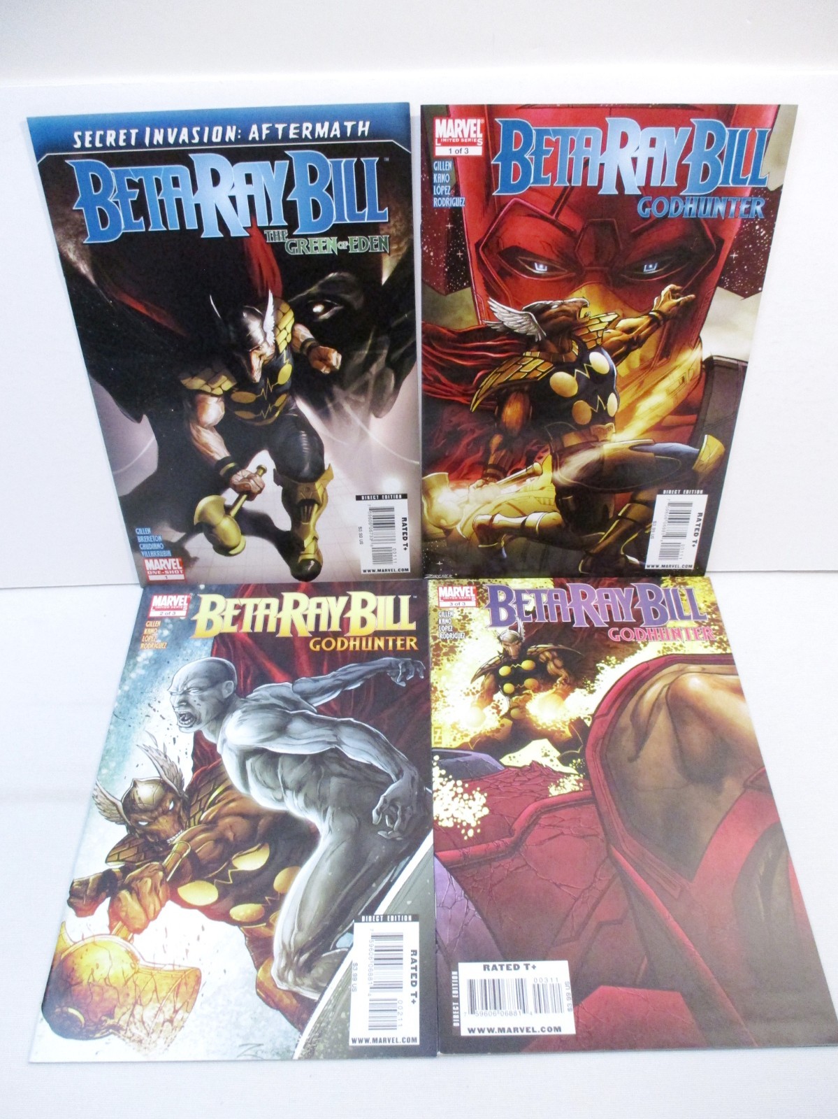 Beta Ray Bill God Hunter #1-3 + Green of Eden #1 - Marvel Comics 2009