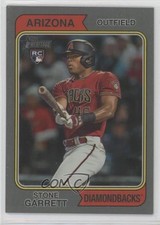 2023 Topps Heritage Chrome Silver 162/374 Stone Garrett #210 0m89