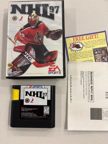 NHL HOCKEY 97 - 1997 - SEGA GENESIS - Authentic in Case