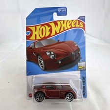 Hot Wheels 1:64 Alfa Romeo 8C Competizione Red Factory Fresh Diecast 156/250