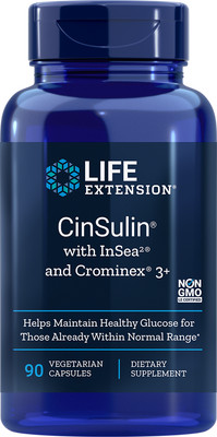 Life Extension CINSULIN W/INSEA2  & CROMINEX  3 (EXP 08-26)