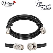 3FT RG58 BNC Extension Cable Male to Female - Ideal for SDI and CCTV Systems