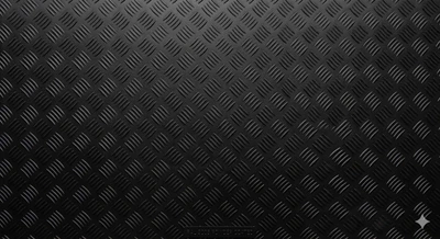 Aluminium Black Painted Chequer Tread Plate Durbar 2mm multiple sizes grade 5754 - Image 1 of 3