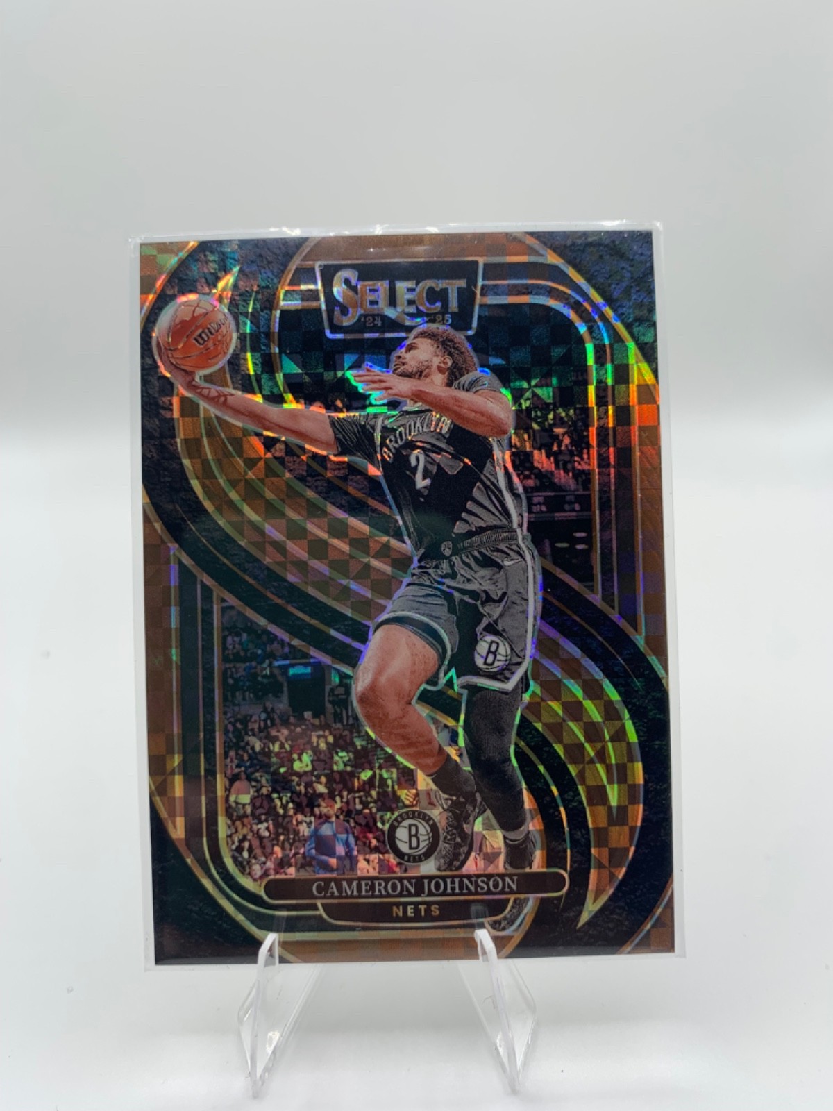 2024-25 Panini Select - Premier Level Cameron Johnson #121 Bronze Checker /49