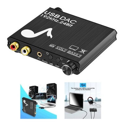 192KHz USB DAC Digital-Analog-Konverter für für PS3 HD DVD,HD ZU RCA,