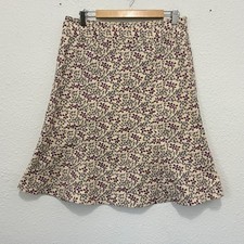 Vintage Y2K Gap Knee Length Floral Skirt Fairy Cottage Twee Summer Feminine