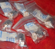 Brand New 6 Pack Silver  Teflon PL-259 UHF MALE Crimp Connector Lot RG-58