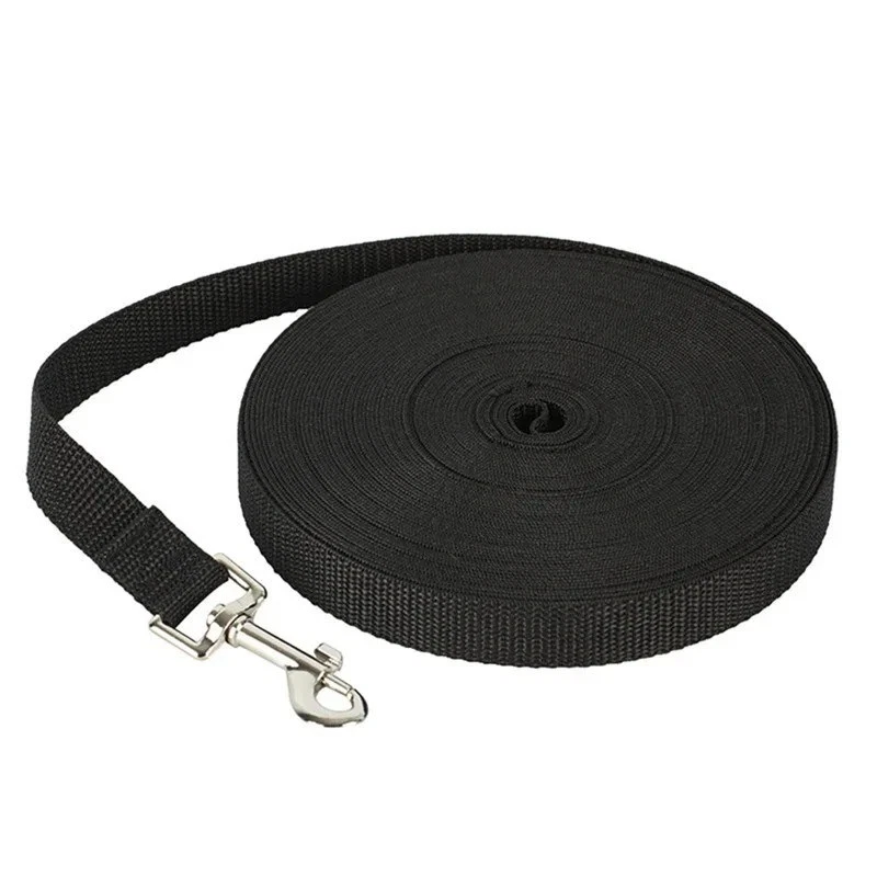 1.8-50M Nylon Training Lead Leash Puppy Dog Pets Rope Recall Long Obedience Slip
