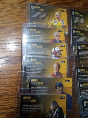 Set of 1996 Pinnacle Champion Salute  7/8/11/12/13/14/15/18/19/20/23/26/27