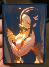 Nezuko - Demon Slayer - Goddess - ACG - Full Art - Glossy - Anime - TCG